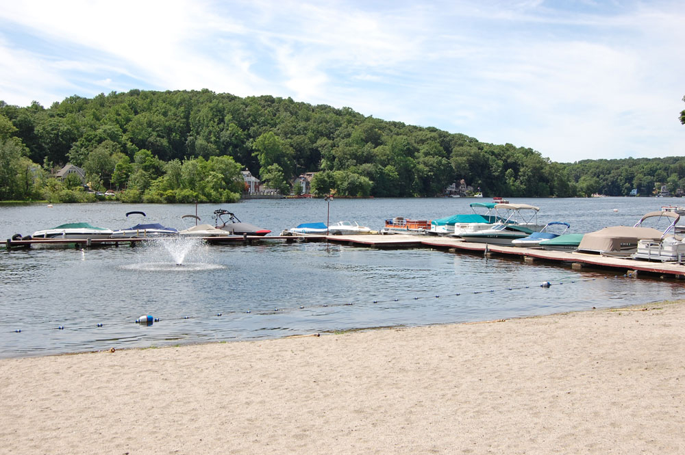 Shore Hills Beach in Landing